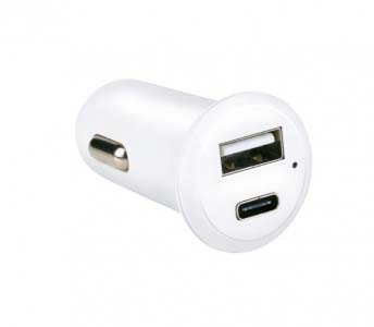SZIVARGYÚJTÓ DUGÓ USB-A / USB-C TÖLTŐ 5V 3A 12-24V