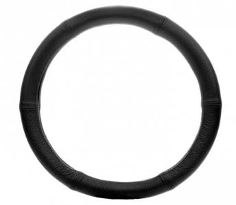 KORMÁNYVÉDŐ 39-41CM BŐR FEKETE