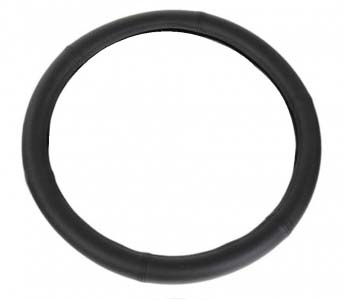 KORMÁNYVÉDŐ 42-44CM BŐR FEKETE