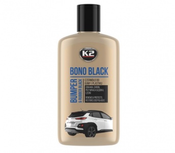 MŰANYAG- ÉS GUMI FEKETÍTŐ KRÉM K2 BONO BLACK 250ML