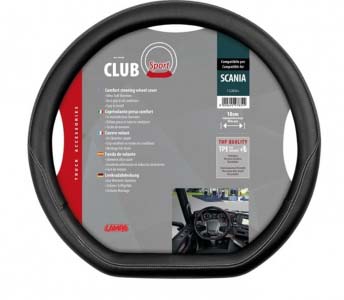 KORMÁNYVÉDŐ 44-46CM FEKETE LAPÍTOTT SCANIA S