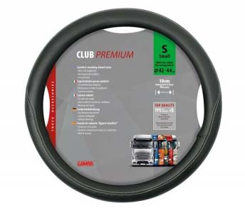 KORMÁNYVÉDŐ 42-44CM FEKETE CLUB S