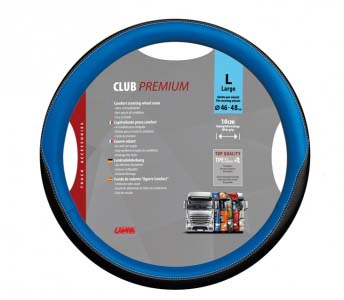 KORMÁNYVÉDŐ 46-48CM KÉK CLUB L