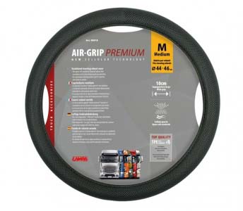 KORMÁNYVÉDŐ 44-46CM SZÖVET FEKETE CLUB M