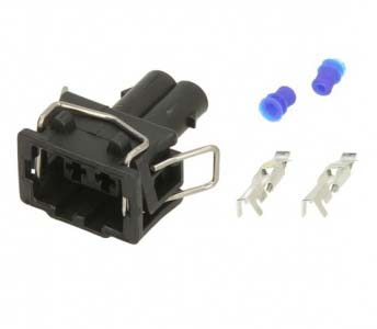 ELEKTROMOS CSATLAKOZÓ 2 PÓLUSÚ (2 MEGVEZETŐ FÜL)